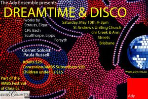 Dreamtime Disco flyer